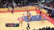 CBA-1415赛季-常规赛-第29轮-沃伦左侧妙传 姚鹏篮下投篮得分（稠州vs重庆）-花絮