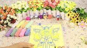 超威猛变形金刚  沙画