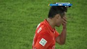 中国足协杯-14赛季-淘汰赛-1/4决赛-国安反击张稀哲突破被汪强放倒 汪强得到黄牌-花絮