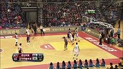 CBA-1415赛季-季后赛-半决赛-第1场-邓特蒙外线接球扬手三分命中-花絮