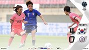 女足东亚杯-李玟娥双响姜䌽林传射 韩国4-0中国台北