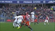 第46分钟蒙彼利埃球员德洛尔射门