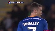 第40分钟什鲁斯伯里球员Whalley射门-绝佳机会打偏