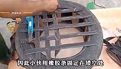 真是高手在民间！农村小伙把旧轮胎，摇身一变改造成座椅