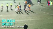 足球-14年-阿根廷联赛现球场暴力 罗卡体育、西波列蒂两队球员球场大打出手-花絮