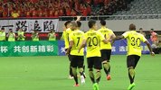中国足协杯-17赛季-刘健进球后庆祝动作表心意  黄博文回应么么哒-新闻