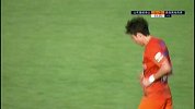 鲁能最后时刻扳回一城 宋龙禁区内乱战之中低射破门