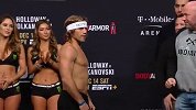 UFC245称重仪式全程 彼得-彦天挑衅菲波卡温顿遭全场狂嘘