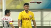 中超-13赛季-联赛-第12轮-申花前场巧妙配合 哈蒂布抢点射门击中门柱-花絮