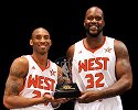 NBA经典回顾：09年全明星OK组合最后的联合 科比奥尼尔双双荣膺MVP