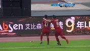 上港开场努力得到回报！ 于海无人看防右脚爆射破门