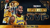 毫无悬念+实至名归！詹姆斯加冕19-20赛季总决赛MVP