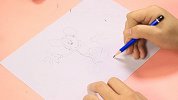 迪士尼米奇简笔画教学儿童手工DIY--小卡手工课