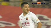 陈彬彬左边路起球输送炮弹 阿瑙托维奇跳起头槌高出横梁