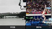 错位时空！跳水男子3米板1920VS2016 96年不断强大