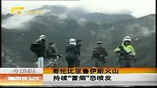 新闻夜总汇-20120409-哥伦比亚路易斯火山.持续“冒烟”恐喷发