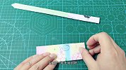 孩子玩具不用买，简单几步折出帅气的宝剑，手工折纸视频