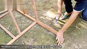 小伙用竹子就能制作就一款简单实用的鸡笼，太厉害了