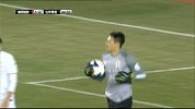 亚冠-14赛季-小组赛-第3轮-文昶辰左路横传球击中立柱 王大雷将球抱住-花絮