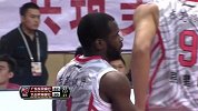 CBA-1415赛季-常规赛-第21轮-拜纳姆一条龙反击上篮命中 并造成钟诚犯规2+1（广东vs吉林）-花絮