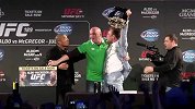 UFC-15年-UFC189倒计时：都柏林发布会嘴炮伙同白大拿抢夺奥尔多腰带-专题