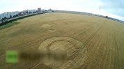 旅游-俄罗斯再现神秘麦田怪圈 外星人ET来了？