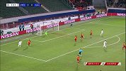 火车头打出默契传跑配合 斯莫洛夫反越位小角度打门击中立柱