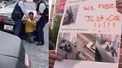 日版“不能呼吸”！警察对外籍男“掐脖”执法 200人聚集抗议