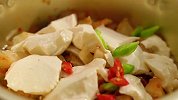 自己做的泡菜，制成泡菜豆腐锅，满足