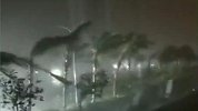 台风韦帕凌晨登陆海南 直击特大暴雨：洪涝齐腰 大树吹断
