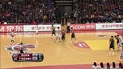CBA-1415赛季-常规赛-第23轮-张骋宇右侧追身三分命中（青岛vs广东）-花絮