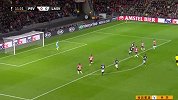第12分钟埃因霍温球员堂安律射门 - 被扑
