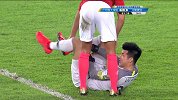 建业逐渐找到状态 钟晋宝冷射刘殿座将球扑出底线