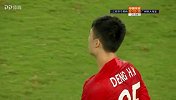 第22分钟广州恒大淘宝球员邓涵文黄牌
