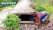 下水道中惊现神秘“塑料布生物”，村长带领小伙勘察，最后太有爱了