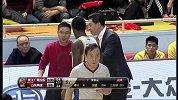 CBA-1415赛季-常规赛-第25轮-李京龙左翼三分打中 还造杰特犯规（广厦vs山东）-花絮