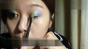 美容-分手妆佩佩有趣的混色渐变眼妆