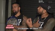 WWE-17年-SD第951期赛前采访 乌索兄弟炮轰新科RAW双打冠军标杆二人组-花絮