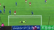 比赛成双方远射表演！ 冯博轩左脚弧线球攻门被扑出