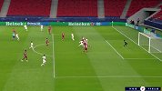 第45分钟RB莱比锡球员福斯贝里射门 - 打偏