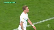 2018/2019德国足协杯1/4决赛全场集锦：奥格斯堡1-1RB莱比锡