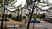 苹果iPhone 5 and 诺基亚Lumia 920图像防抖测试
