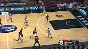 中国男篮-14年-中欧男篮锦标赛 周鹏突破左手折叠上篮得分-花絮