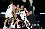 美国102-86澳大利亚五佳球：双探花空中连线米切尔钉板大帽