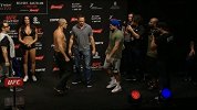 UFC-17年-格斗之夜106主赛选手面对面赛前称重仪式现场-花絮