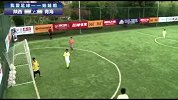 足球-15年-我爱足球中国足球民间争霸赛娃娃组 陕西VS青海 球员禁区内劲射球穿过两名防守队员直入死角-花絮