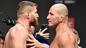 UFC267对视仪式集锦：布拉乔维齐特谢拉友好握手