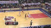 CBA-1415赛季-常规赛-第35轮-比斯利背传杨敬敏快攻得分（广东vs上海）-花絮