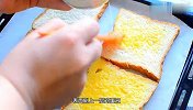 吐司与水果新吃法，适合早餐，外脆里嫩真的太香了，孩子吃不够