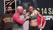 UFC245主赛称重对视 终极格斗年终盛典明日如约上演